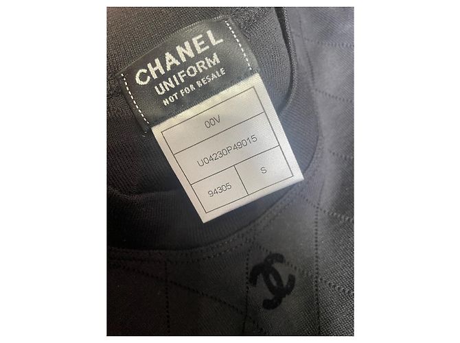 CHANEL Strickwaren T.International S Baumwolle Schwarz - Ansicht 5