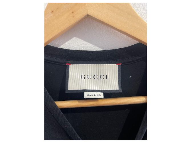 GUCCI Tops T.International L Algodón Negro - vista 4