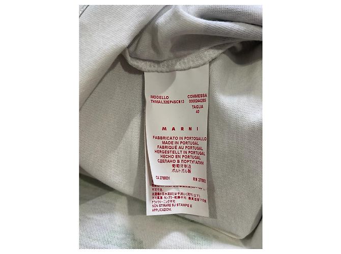 MARNI Tops T.Internacional S Algodón Azul - vista 6