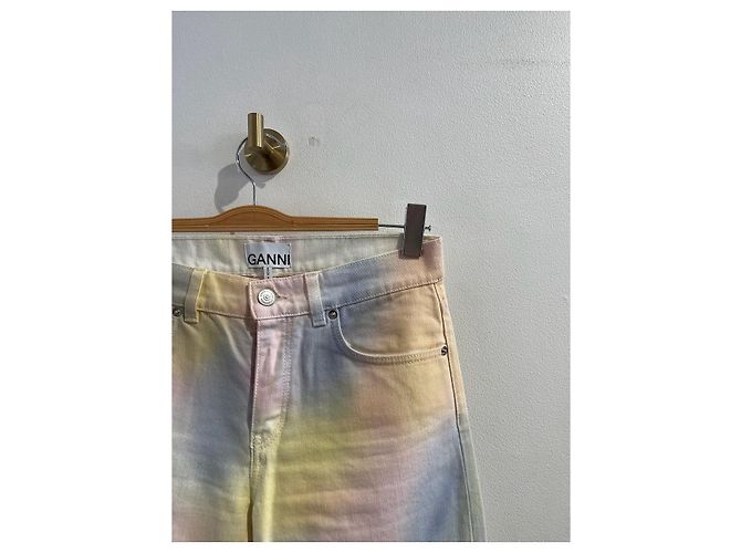 Jeans GANNI T.US 27 de algodón Azul - vista 2