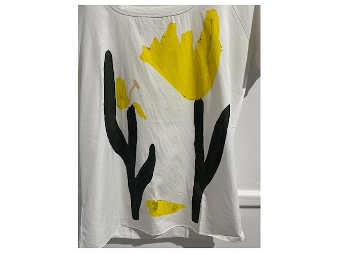 MARNI Tops T.Internacional S Algodón Blanco - vista 2