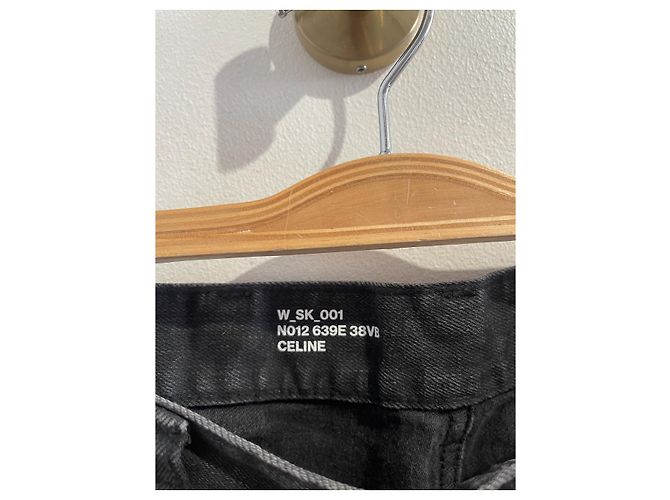 Céline CELINE Jeans T.US 26 Baumwolle Schwarz - Ansicht 4