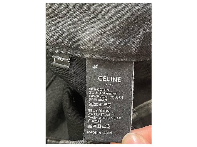 Céline CELINE Jeans T.US 26 Baumwolle Schwarz - Ansicht 5