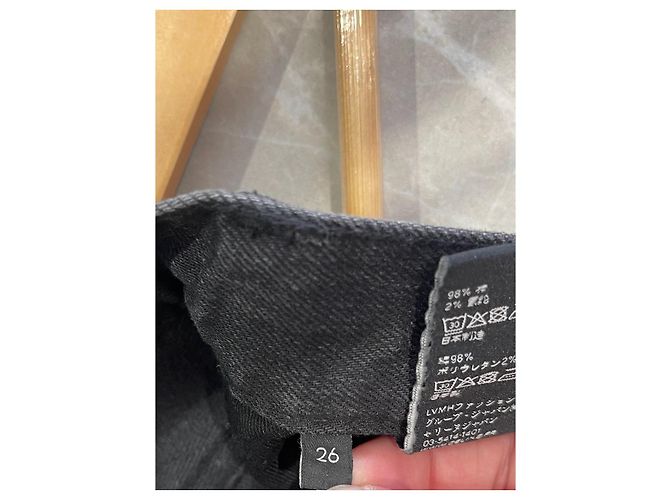 Céline CELINE Jeans T.US 26 Baumwolle Schwarz - Ansicht 6