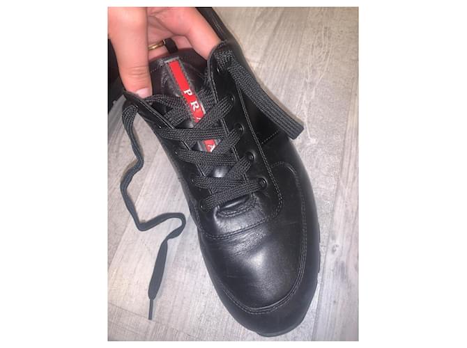 Prada sneaker matchrace Nero - vista 2