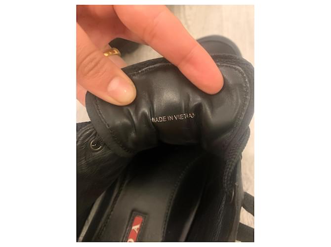 Prada sneaker matchrace Nero - vista 7