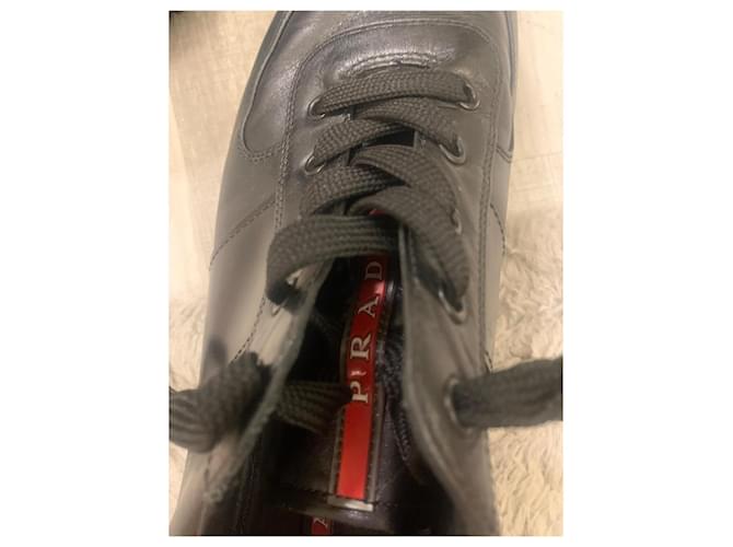 Prada sneaker matchrace Nero - vista 8
