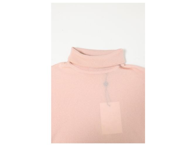 Loro Piana Rollkragenpullover aus rosa Kaschmir Pink - Ansicht 10
