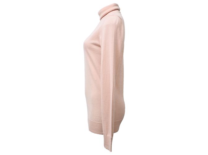 Loro Piana Rollkragenpullover aus rosa Kaschmir Pink - Ansicht 2