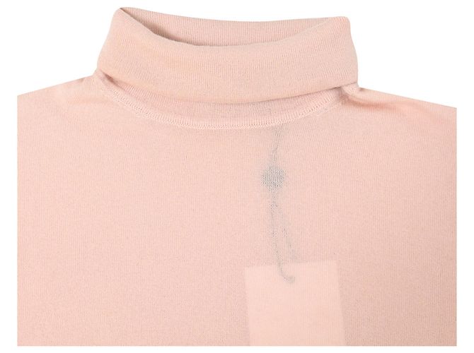 Loro Piana Rollkragenpullover aus rosa Kaschmir Pink - Ansicht 5
