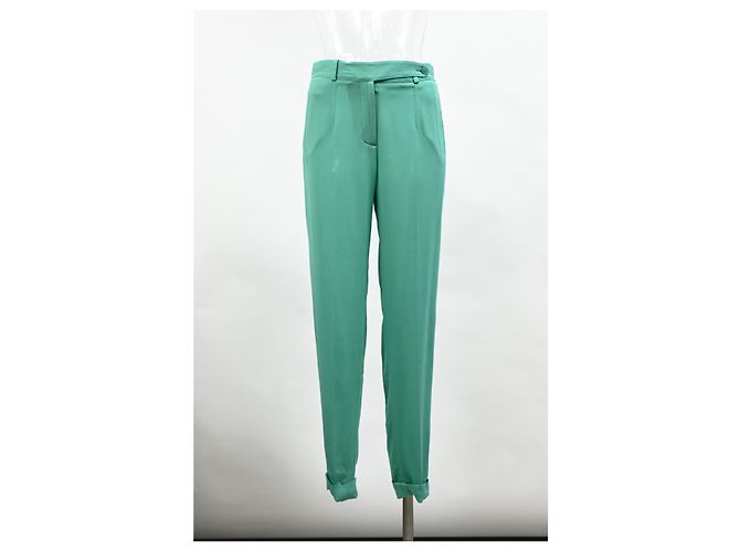 Pantalones Loro Piana de seda verde - vista 5