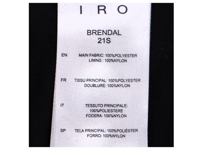 Iro Brendal Drapierte Metallic Strick Minirock aus silbernem Polyester Metallisch - Ansicht 5