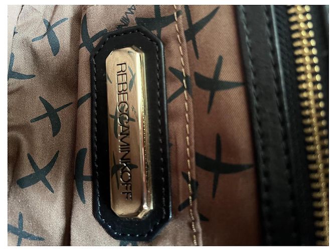 Borsa a tracolla in pelle nera Rebecca Minkoff Nero - vista 2