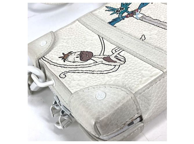 Borsa Trunk Morbida Monogramma LV Friends di Louis Vuitton Bianco - vista 11