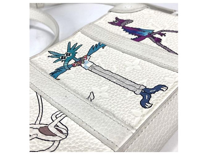 Borsa Trunk Morbida Monogramma LV Friends di Louis Vuitton Bianco - vista 9