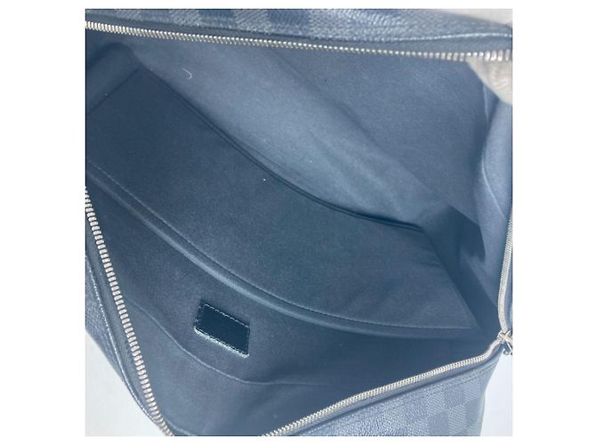Borsa Tote Icart Damier Graphite Louis Vuitton Nero - vista 12