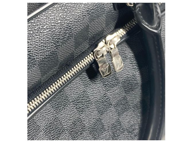 Borsa Tote Icart Damier Graphite Louis Vuitton Nero - vista 6