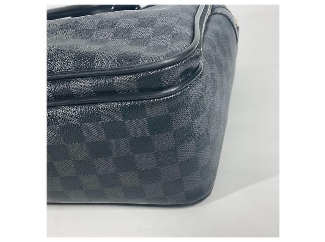 Borsa Tote Icart Damier Graphite Louis Vuitton Nero - vista 9