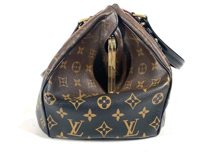 Bolso Grit Monogram Mirage Louis Vuitton Castaño Negro - vista 2