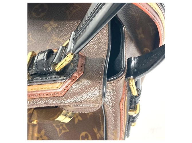 Bolso Grit Monogram Mirage Louis Vuitton Castaño Negro - vista 7