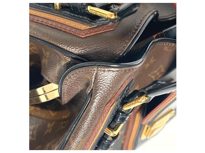 Bolso Grit Monogram Mirage Louis Vuitton Castaño Negro - vista 8