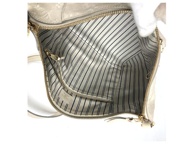 Louis Vuitton Monogram Empreinte Lumineuse PM Tote Bag White - view 13