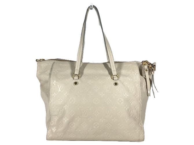 Louis Vuitton Monogram Empreinte Lumineuse PM Tote Bag White - view 2