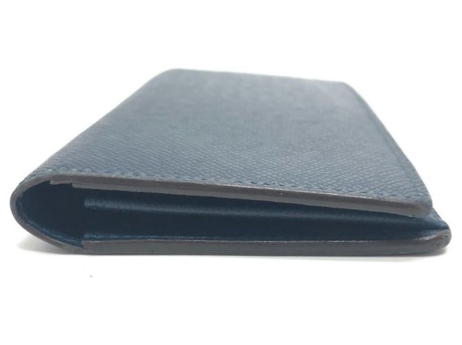 Cartera Larga Brazza en Stripe Taiga Louis Vuitton Azul Burdeos - vista 3