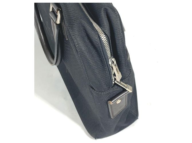 Louis Vuitton Damier Geant Yak Dokumententasche Schwarz - Ansicht 4