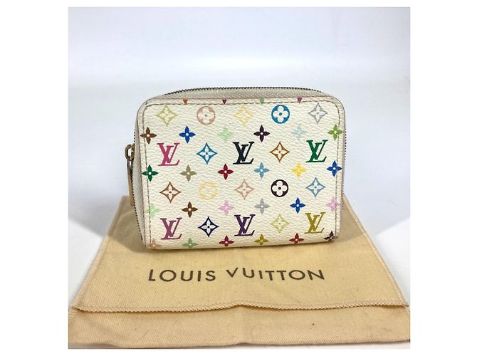 Louis Vuitton Monogram Multicolor Coin Purse White Multiple colors - view 15