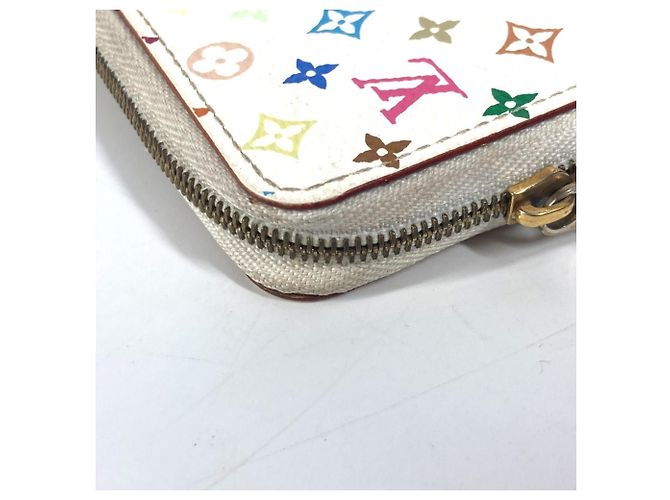 Louis Vuitton Monogram Multicolor Coin Purse White Multiple colors - view 7