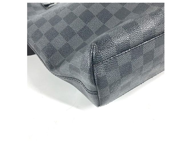 Borsa a Spalla Louis Vuitton Damier Graphite Mick GM Nero - vista 7