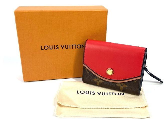Cartera Compacta Tuileries Monogram Louis Vuitton Castaño Roja Monograma - vista 11