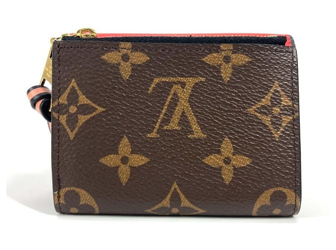 Cartera Compacta Tuileries Monogram Louis Vuitton Castaño Roja Monograma - vista 2