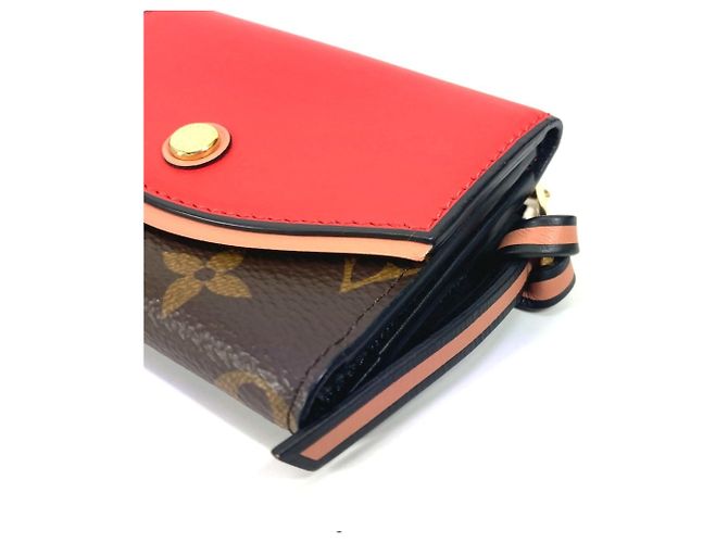 Cartera Compacta Tuileries Monogram Louis Vuitton Castaño Roja Monograma - vista 5