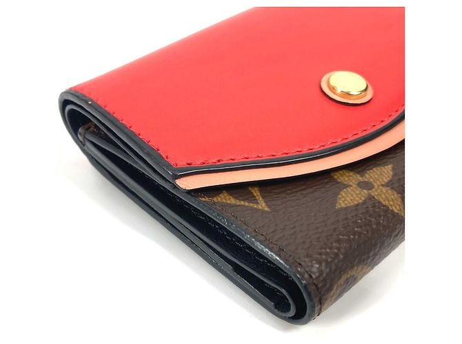 Cartera Compacta Tuileries Monogram Louis Vuitton Castaño Roja Monograma - vista 6