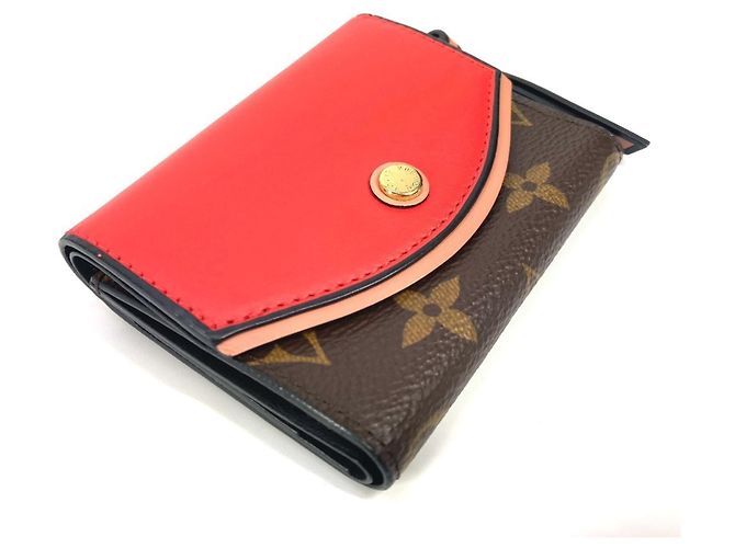 Cartera Compacta Tuileries Monogram Louis Vuitton Castaño Roja Monograma - vista 7