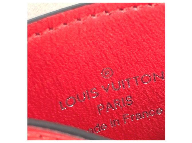 Louis Vuitton Epi Leather Card Case White Red - view 11