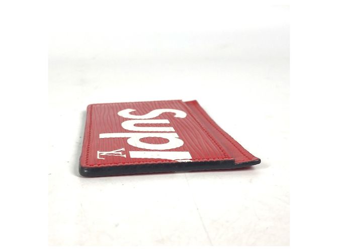 Louis Vuitton Epi Leather Card Case White Red - view 3