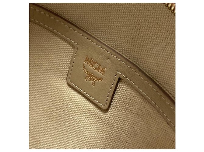 Zaino MCM Visetos in pelle rosa - vista 15
