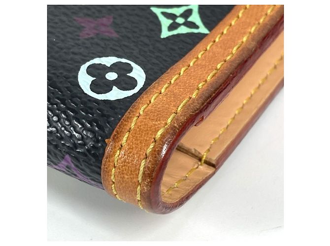 Lange Brieftasche Monogram Multicolor von Louis Vuitton Schwarz - Ansicht 14