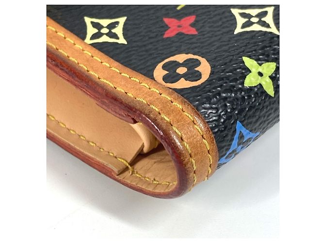 Lange Brieftasche Monogram Multicolor von Louis Vuitton Schwarz - Ansicht 15