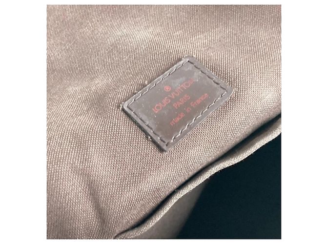 Borsa Messenger Mervil Damier Louis Vuitton Marrone Damier ebene - vista 11