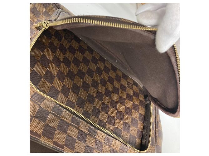 Borsa Messenger Mervil Damier Louis Vuitton Marrone Damier ebene - vista 15
