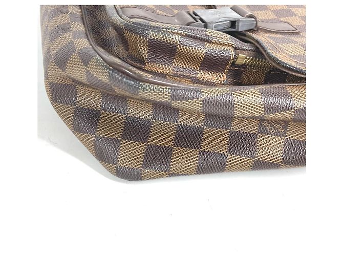 Borsa Messenger Mervil Damier Louis Vuitton Marrone Damier ebene - vista 5