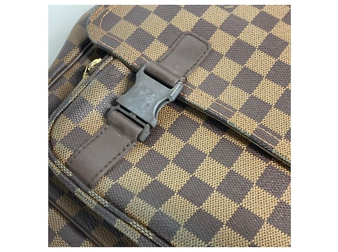 Borsa Messenger Mervil Damier Louis Vuitton Marrone Damier ebene - vista 7