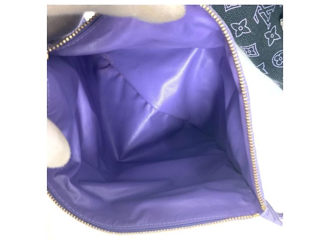 Borsa a spalla Louis Vuitton Monogram Beach Line Ipanema GM Porpora - vista 15