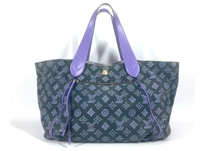 Borsa a spalla Louis Vuitton Monogram Beach Line Ipanema GM Porpora - vista 2