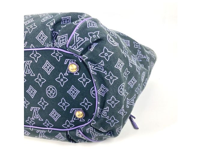 Borsa a spalla Louis Vuitton Monogram Beach Line Ipanema GM Porpora - vista 6