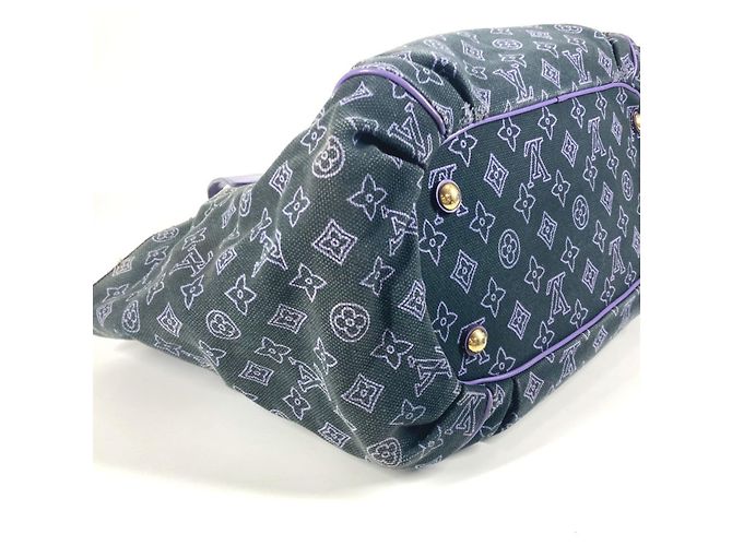 Borsa a spalla Louis Vuitton Monogram Beach Line Ipanema GM Porpora - vista 7